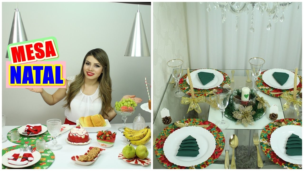 Decoração Mesa Posta de Natal | Café, Almoço e Ceia | Paloma Soares