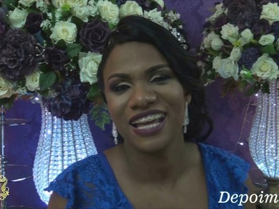 DECORAÇÃO  RÚSTICA ROXA - PETRO'S EVENTOS