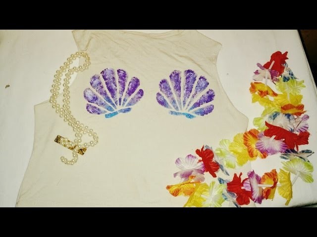 DIY- Blusa de conchas do Mar Tumblr.