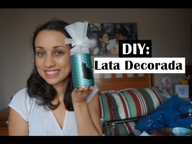 DIY: lata decorativa para festa de aniversário