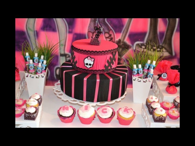 Ideias decoração festa Aniversário Monster High