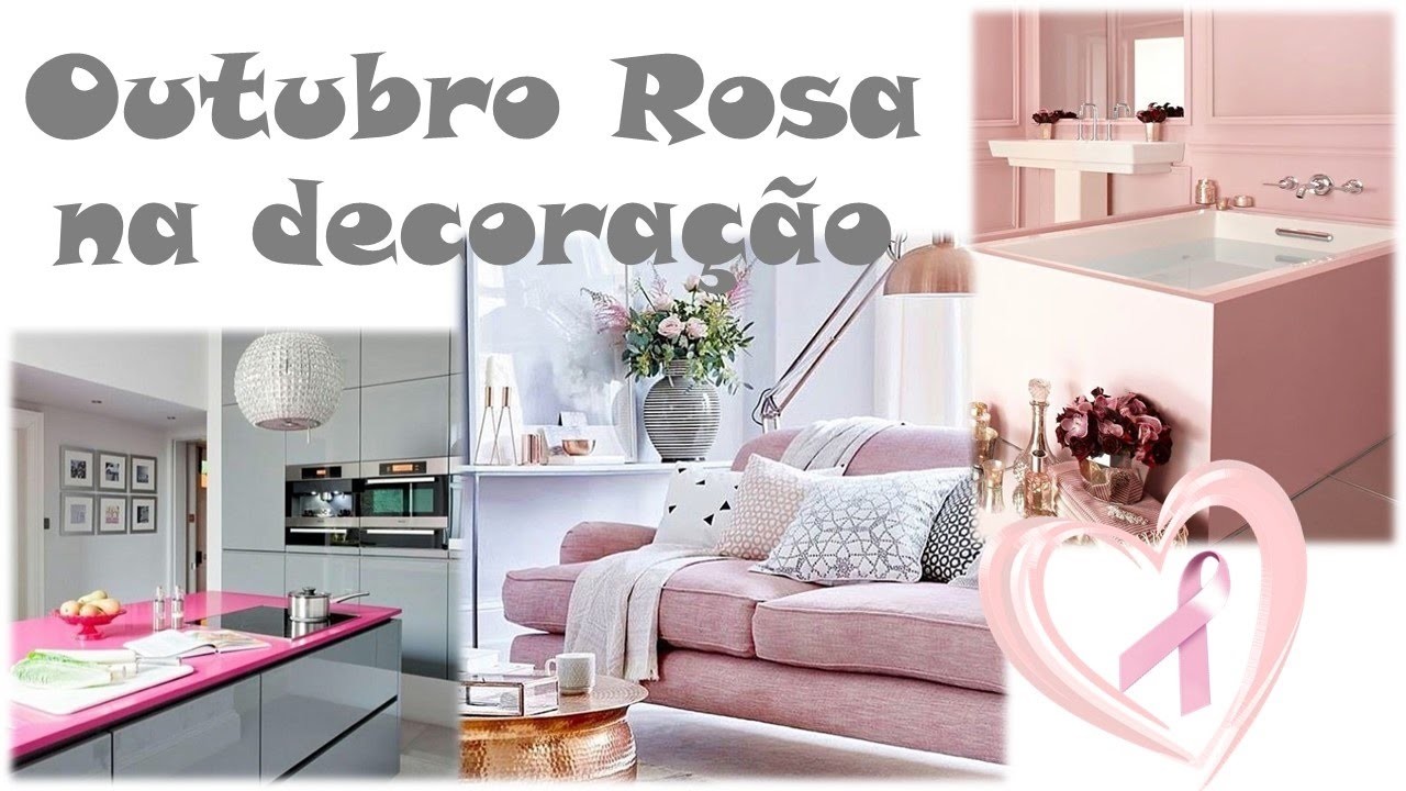 Outubro rosa na decoração - 5 ambientes rosas lindos !!!