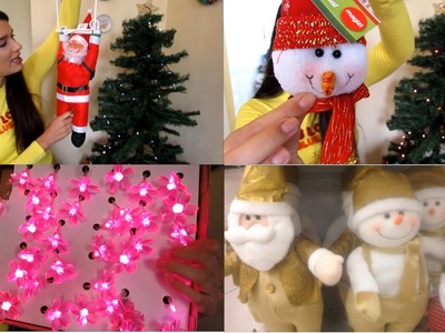 Comprinhas e decoração de Natal (vlogmas)