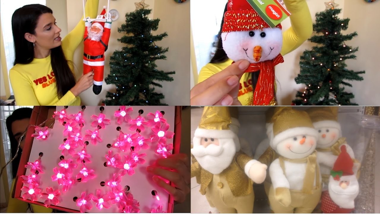 Comprinhas e decoração de Natal (vlogmas)