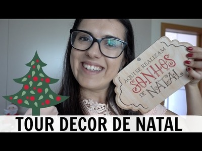 TOUR DECORAÇÃO DE NATAL DA MINHA MÃE | #DailyVlogDaJu