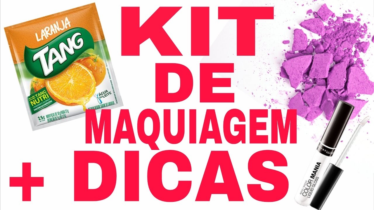 D.I.Y.Dicas de Make Para Criança #2+Criando kit de Maquiagem(COMO FAZER ) .