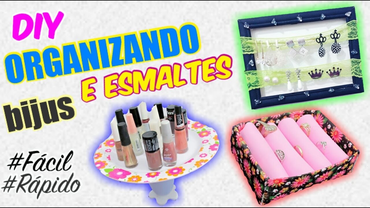 DICA FÁCIL DIY????BORA ORGANIZAR ESSA BAGUNÇA NA PENTEADEIRA❓????