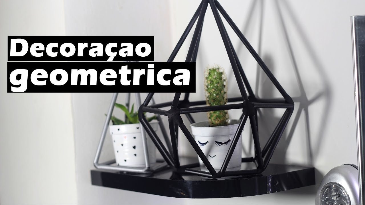 [DIY] Decoração Geométrica | Tumblr Inspired