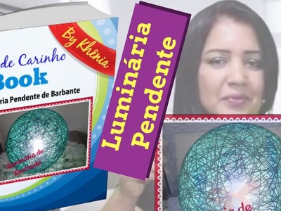 Luminária Pendente de Barbante - Luminária Pendente