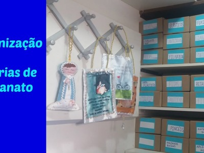 Organização. Materiais de Artesanato