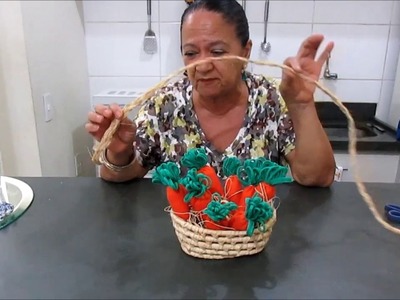 Regina ensina- Artesanato para Páscoa(cenourinhas de feltro)