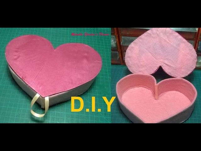 #108 - Como fazer Porta Jóias Coração.(Montagem)  Box Heart. Valentine's Day ! DIY.