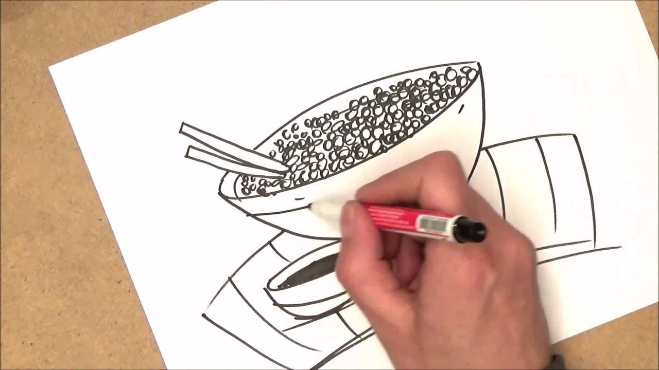 Como dibujar comida china | como dibujar comida china paso a paso