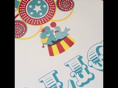 Decoração Festa Infantil - Sousplat (Jogo Americano) com Tema Circo