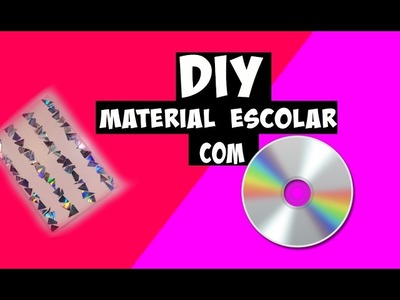 DIY CADERNO PERSONALIZADO - MATERIAL ESCOLAR