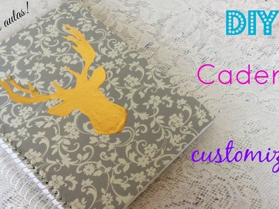 DIY volta às aulas - CADERNO CUSTOMIZADO | Tainá Leopoldo