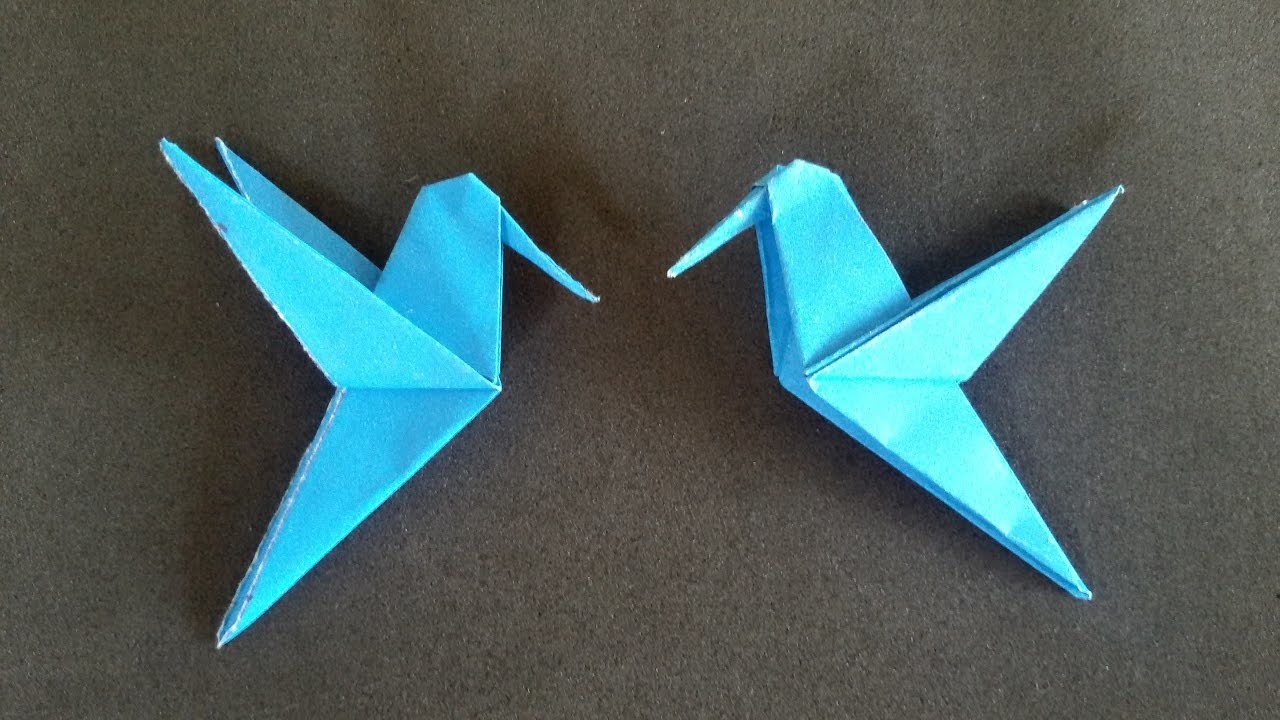 Origami: Beija Flor Simples
