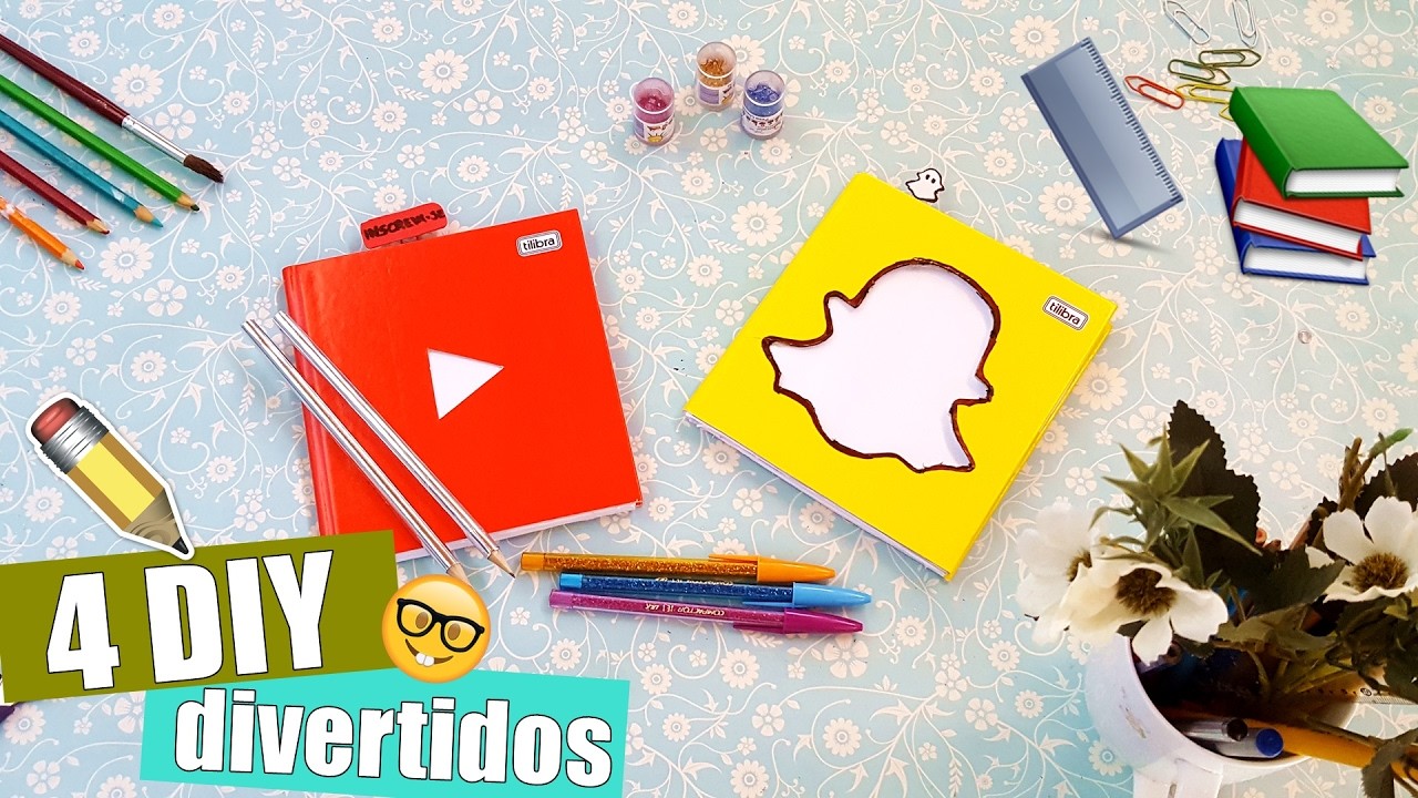 4 DIY DE MATERIAL ESCOLAR 2017