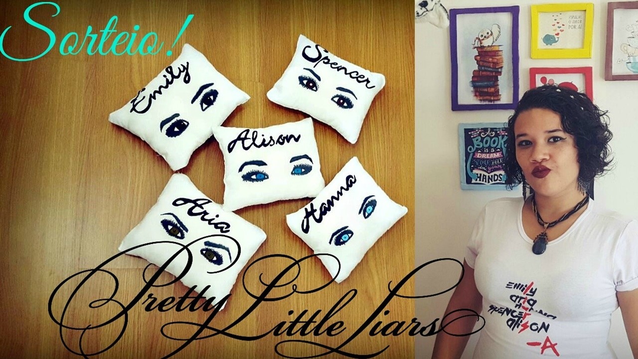 Almofadas Pretty Little Liars -  D.I.Y + SORTEIO! ????