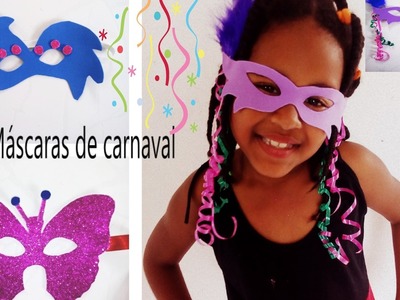 DIY: 3 MÁSCARAS DE CARNAVAL 2017