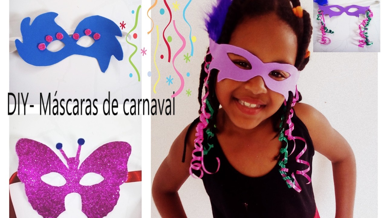DIY: 3 MÁSCARAS DE CARNAVAL 2017