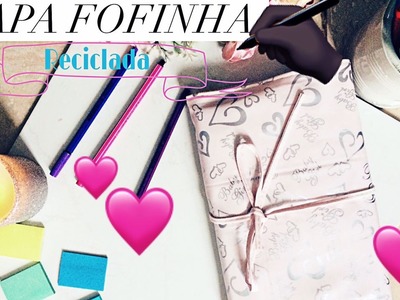 DIY: ????CAPA FOFINHA ????PRO SEU CADERNO, AGENDA, BULLET JOUNAL OU CADERNOS