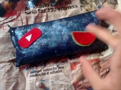 DIY - ESTOJO DE GALÁXIA DE PATCHES - COMO FAZER?