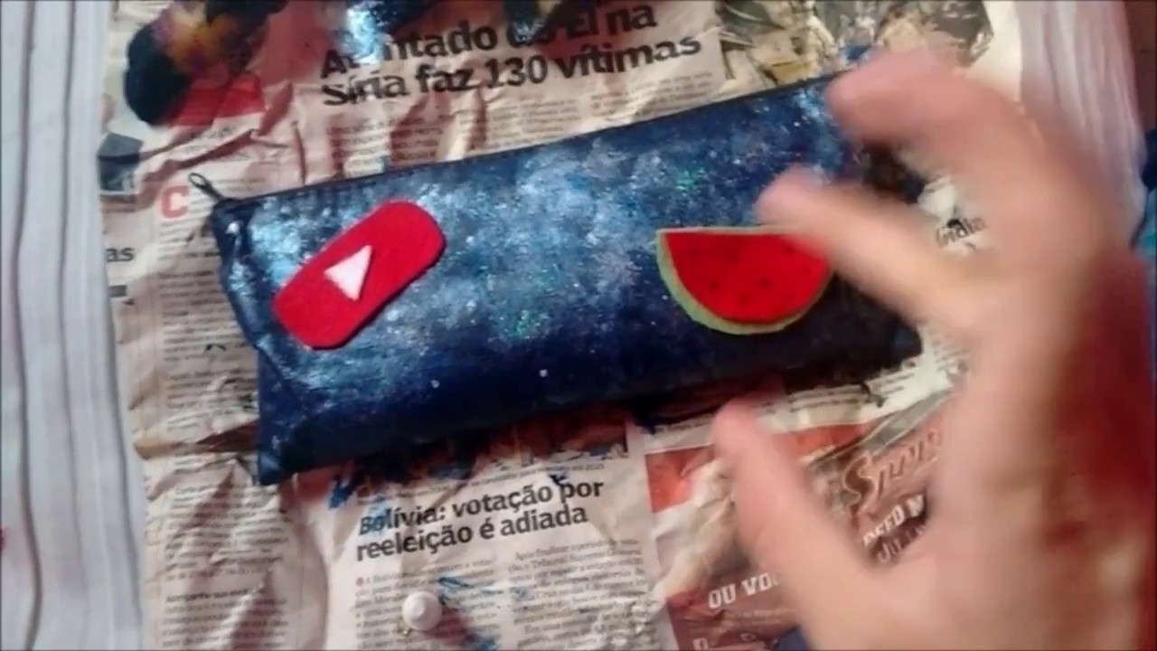 DIY - ESTOJO DE GALÁXIA DE PATCHES - COMO FAZER?