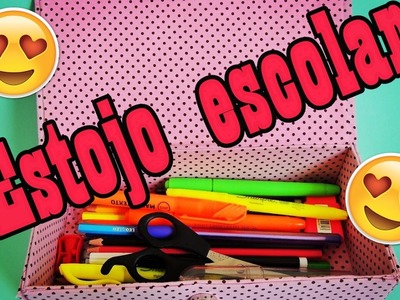 DIY estojo escolar