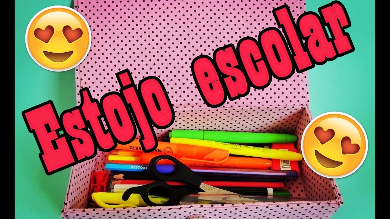 DIY estojo escolar