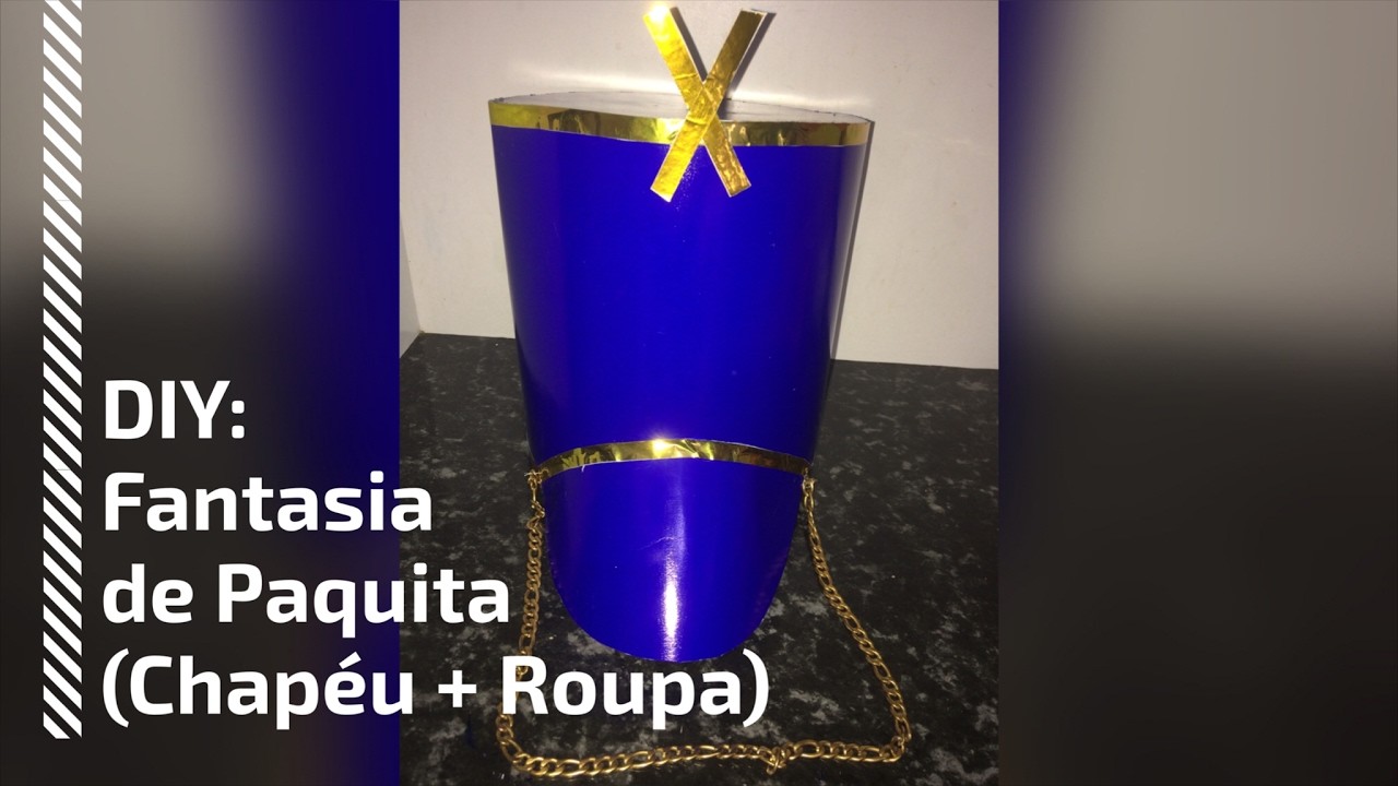 DIY: Fantasia de PAQUITA (CHAPÉU + ROUPA)