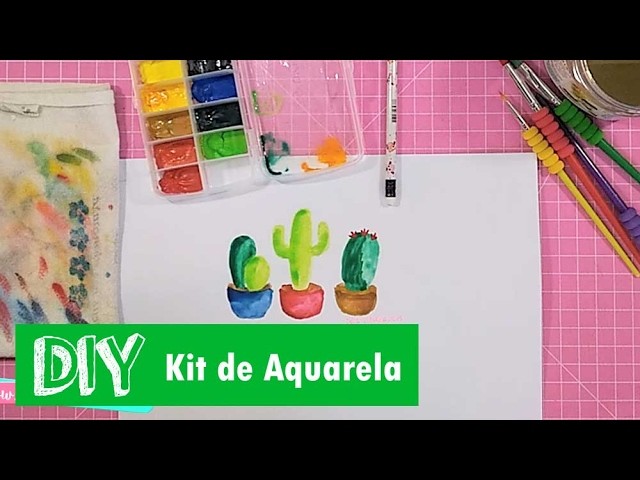 DIY - kit de aquarela