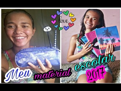 DIY: Meu Material Escolar 2017 Tumblr ( Volta ás aulas)