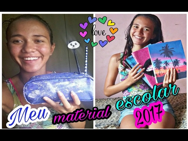 DIY: Meu Material Escolar 2017 Tumblr ( Volta ás aulas)