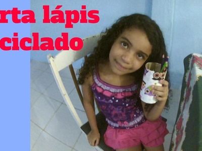 DIY: Porta lápis reciclado - Mundo Da Sofia