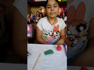 DIY-ROSA DE PAPEL E.V.A. - LARISSA ARAÚJO