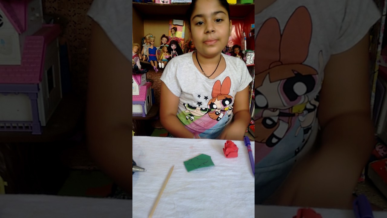 DIY-ROSA DE PAPEL E.V.A. - LARISSA ARAÚJO