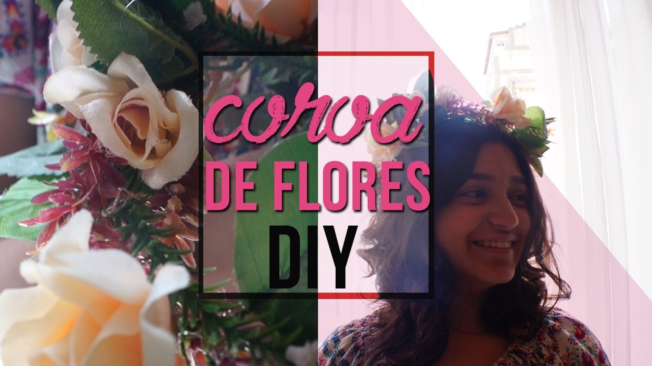 Como fazer uma coroa de flores | DIY | #diariodecasamento02