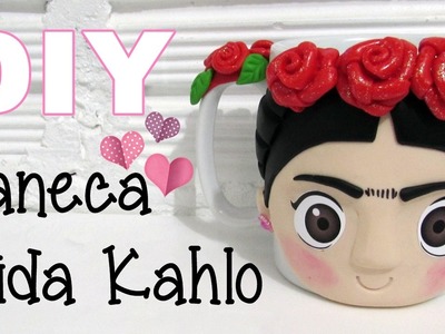 (DIY) Caneca Frida Kahlo (Frida Kahlo Mug)