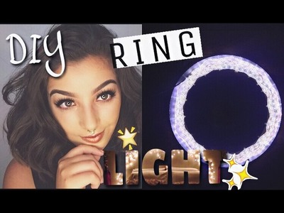 DIY: Como fazer ring light caseira gastando pouco - Camila Carregal