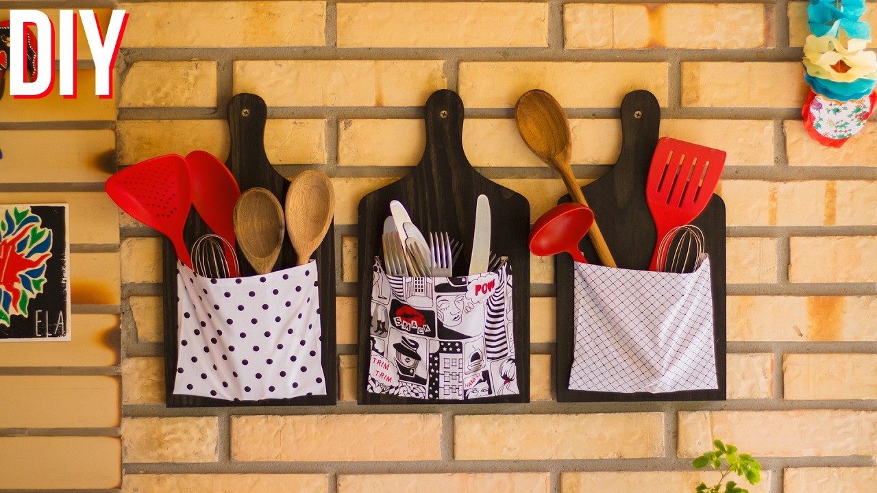 DIY - PORTA TALHERES com TÁBUAS DE CORTE