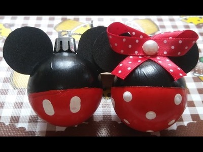 DIY Bolinhas Mickey e Minie ???????? #4 - Especial Natal
