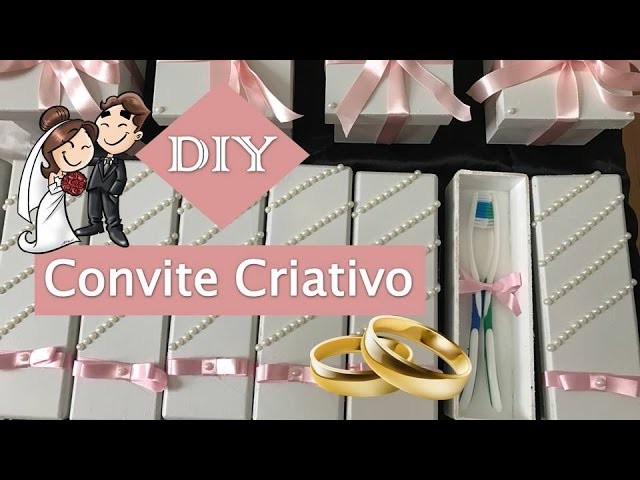 DIY: Caixinha para convidar padrinhos e damas de Casamento.