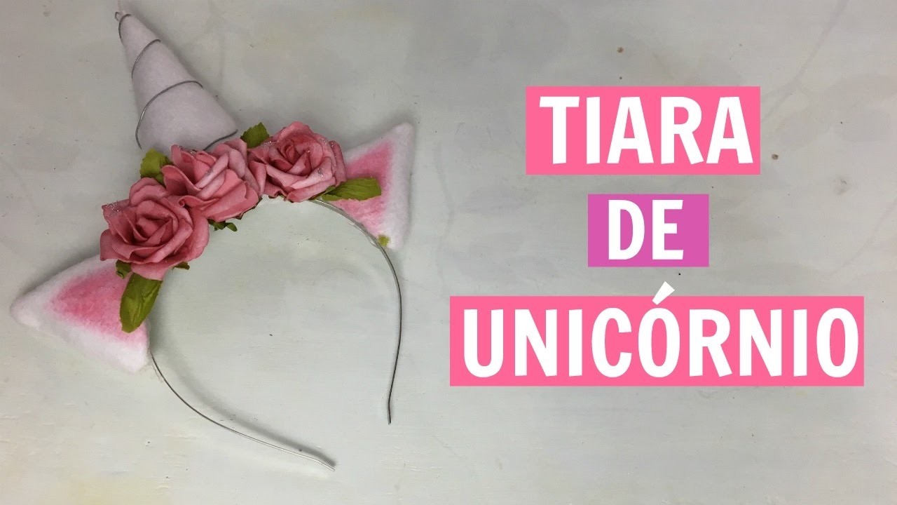 DIY Carnaval | Tiara de Unicórnio