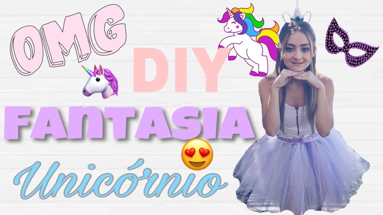 DIY: Fantasia tumblr de Unicórnio + Penteado