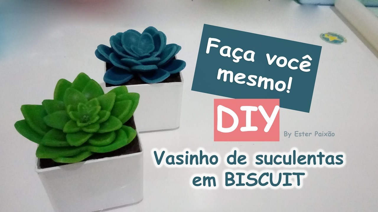 DIY - Suculentas de Biscuit #1