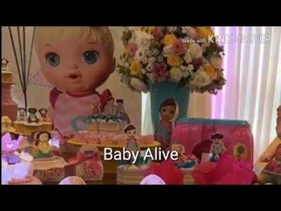 Festa da Baby Alive Decoração