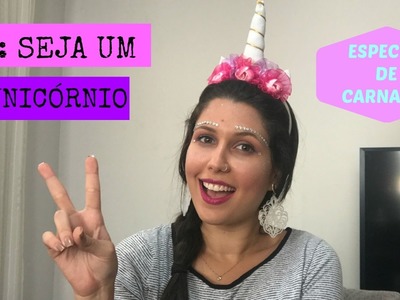 [DIY] Faça você mesmo: Tiara de Unicórnio