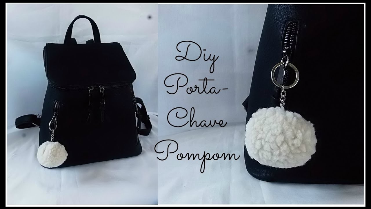 Diy Porta Chaves PomPom - Diy Fur keychain