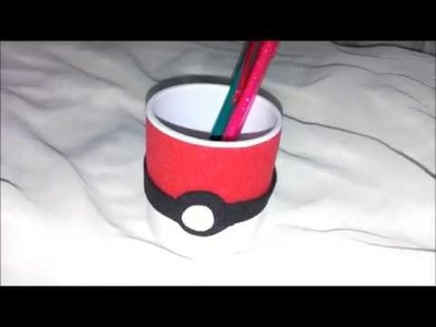 DIY - PORTA LAPIS DE POKEBOLA
